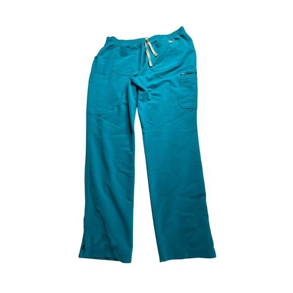 FIGS Technical Collection Scrub Pants – Turquoise, Women’s Size Large - Picture 1 of 10